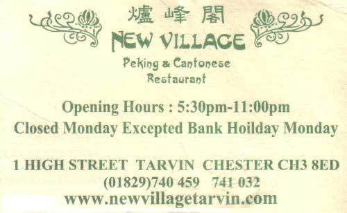 Chestertourist.com - New Village Page Six